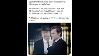 My Thoughts On The Series Nine Of Endeavour Recently Announced By ITV [upl. by Macknair296]