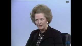 Margaret Thatcher interview  Conservative  British Politics  1982 [upl. by Sedinoel542]