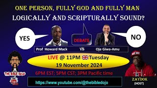 🚨 DEBATE 🚨  One Person  Fully God and Fully Man [upl. by Uda]