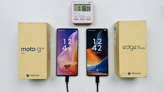 Motorola G85 5G vs Motorola Edge 50 Fusion Charging Test [upl. by Esir]