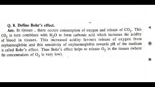 Define Bohrs effect chemistrynotes chemistry hptet ctetpaper2 ctet tgtcommissionbscchemistry [upl. by Etessil]