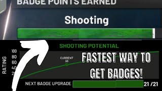 THE FASTEST WAY TO GET ALL BADGES IN NBA 2K22 MAX OUT YOUR BADGES FAST My PlayerMy Career [upl. by Ollecram]