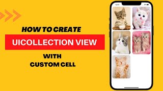 UICollectionView with Custom Cell in Swift Programmatically [upl. by Kwang]