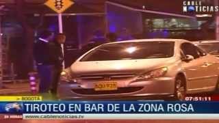 Tiroteo en la Zona Rosa de Bogotá al parecer por red de drogas [upl. by Thirzia]