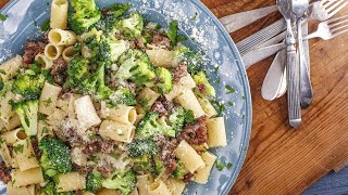 Emerils Rigatoni with Broccoli and Italian Sausage [upl. by Drusi]