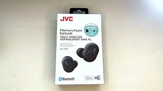 JVC Memory Foam Air Earbuds HA A10T Review [upl. by Rabma]