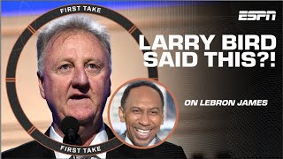 Stephen A Shannon Sharpe amp Perk go OFF THE RAILS talking LeBronLarry Bird  First Take [upl. by Eiramanig]