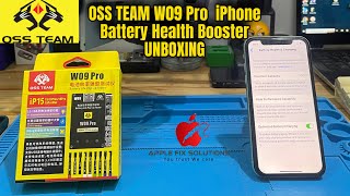 OSS TEAM W09 Pro iPhone Battery Health Booster  UNBOXING W09 Pro  iPhone Battery Boost [upl. by Nnaegroeg]