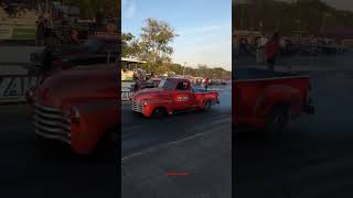 This little Red Chevy Truck Runs 8s at Beechbend Raceway Park [upl. by Tik936]