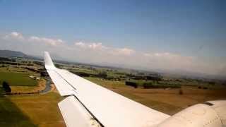 Landing at Whakatane Beechcraft 1900D Air New Zealand [upl. by Malachy]