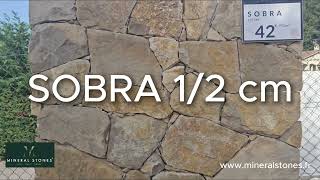 SOBRA 12 cm  Pierre de parement Tradition  Mineral Stones [upl. by Dehnel]