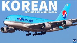 Korean Air Grounds A380s [upl. by Tremann32]