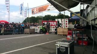 DBM 2015 Stockach  Kingwelle Rotax gegen Kawasaki Probelauf [upl. by Anoif469]