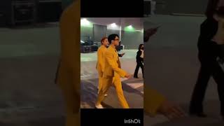 Eyecatching Arrivals Of Hotest BTS Member In Yellow Outfits on Award Function 🥰🤩💜💜 trending [upl. by Yuh]