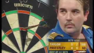 Phil Taylor wins 1996 1997 and 1998 World Darts Championship [upl. by Lladnor]