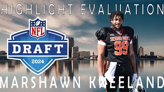 Marshawn Kneeland Draft Highlight Video Evaluation [upl. by Anidnamra317]