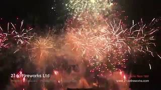 Stirling Castle New Year Fireworks by 21CC Fireworks Ltd [upl. by Wieche969]