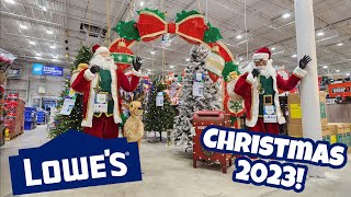 CHRISTMAS 2023 AT LOWES  ERIE PA [upl. by Eitsyrc]