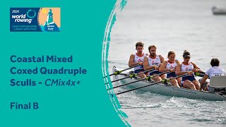 2024 World Rowing Beach Sprints Finals  Coastal Mixed Coxed Quadruple Sculls  Final B [upl. by Jacobson]