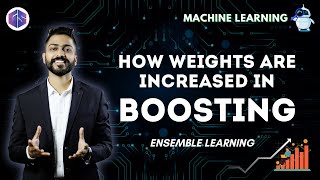 How Weights are Increased in Boosting  Ensemble Learning [upl. by Sesiom]