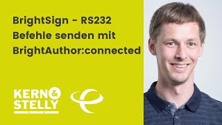 Tutorial BrightSign RS232 Befehle senden mit BrightAuthorconnected [upl. by Nerissa243]