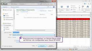 Comment assurer la compatibilité des fichiers Excel 2010 [upl. by Annetta]