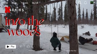 LIFE IN CANADA into the woods first time at the cabin snow adventures [upl. by Acirretal]