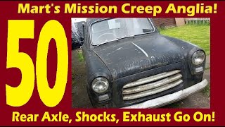 Mission Creep 100E part 50 Rear axle shocks and exhaust go back on 2388 [upl. by Anirahc]