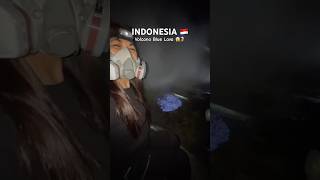 Kawah Ijen  Blue fire volcano lava shorts short youtubeshorts shortsfeed trend [upl. by Walls]