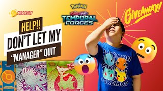 Paldea Adventure Chest POKÉMON GIVEAWAY  Temporal Forces ETB Openings [upl. by Eade]