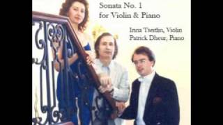 Alfred Schnittke  Sonata No 1 for Violin and Piano Mvt 4 [upl. by Egin]