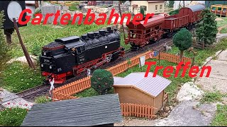 Gartenbahner Treffen  sächsische Schmalspur  LGB  Spur G Gartenbahn [upl. by Snehpets]