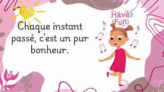 quotMa Petite Fillequot  Chanson en français pour les enfants [upl. by Robbi303]