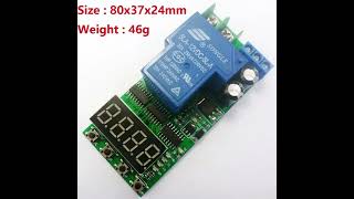 DC 12V 30A Multifunction Timer Delay Relay Module High Power OnOff Adjustable [upl. by Eyoj]