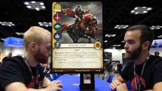 Core Set Unboxing  Martell  Thrones 2nd Edition  GenCon 2015 [upl. by Milda]