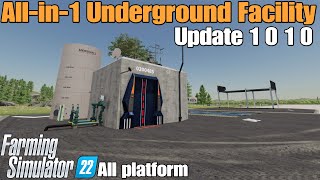 Allin1 Underground Facility  FS22 UPDATE July 424 See note [upl. by Yentrok]