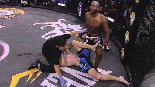 Bellator MMA Christian MPumbu Knocks Out Rich Hale Wins Light Heavyweight Title [upl. by Alel67]