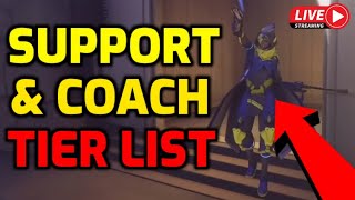 Ranking ALL SUPPORTS amp Coaches in OWL Season 6 Midseason [upl. by Hnilym59]