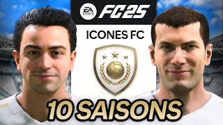 10 SAISONS avec une ÉQUIPE DICÔNES sur FC 25 [upl. by Htehpaj]