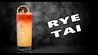 How To Make The Perfect Rye Tai Cocktail  Booze On The Rocks [upl. by Ahto146]