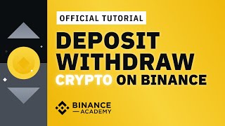 How to Deposit amp Withdraw Crypto on Binance  Binance Official Guide [upl. by Onidranreb]