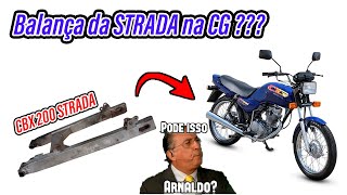 BALANÇA da STRADA CBX200 na CG 98 [upl. by Galatia181]