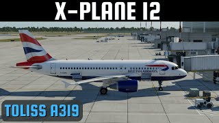 XPlane 12  Toliss A319  BA  EGLLLPMA  Full Flight  Real OPS  NO COMMENTARY [upl. by Rebah619]