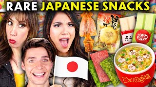 Americans Try Rare Japanese Snacks From Don Quijote [upl. by Tasha]