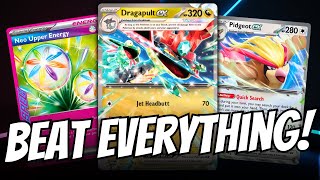 Dragapult ex  Pidgeot ex BREAK The Game  Pokemon TCG Twilight Masquerade [upl. by Esinehs]