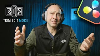 TRIM EDIT MODE for Faster Editing in DaVinci Resolve 18  Quick Tip Tuesday [upl. by Borman]