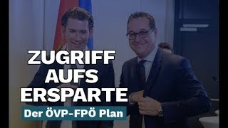 ÖVP und FPÖ wollen auf Erspartes zugreifen [upl. by Ettevram]