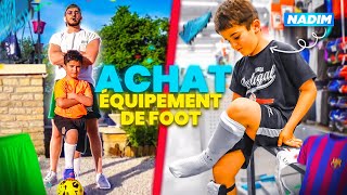 J’ACHÈTE LÉQUIPEMENT DE FOOT DE MON PETIT FRÈRE POUR SA FUTUR CARRIÈRE PROFESSIONNELLE [upl. by Wehttam]