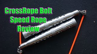 CrossRope Bolt Speed Rope Review  Best Jump Ropes Double Unders [upl. by Fairfield369]