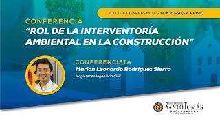 TransmisiónEnVivo Rol de la Interventoría Ambiental en la Construcción [upl. by Nolava]